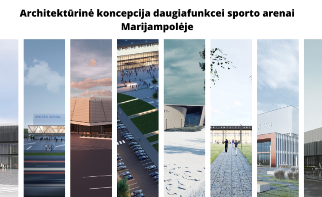 Kviečiame balsuoti daugiafunkcės sporto arenos architektūrinės idėjos konkurse