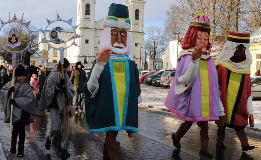 Per Marijampolę keliavo Trys Karaliai!