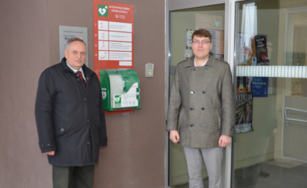 Marijampolės Rotary klubo dovana – automatinis širdies defibriliatorius