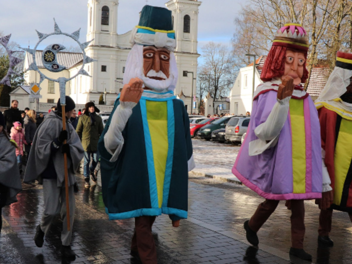 Per Marijampolę keliavo Trys Karaliai!