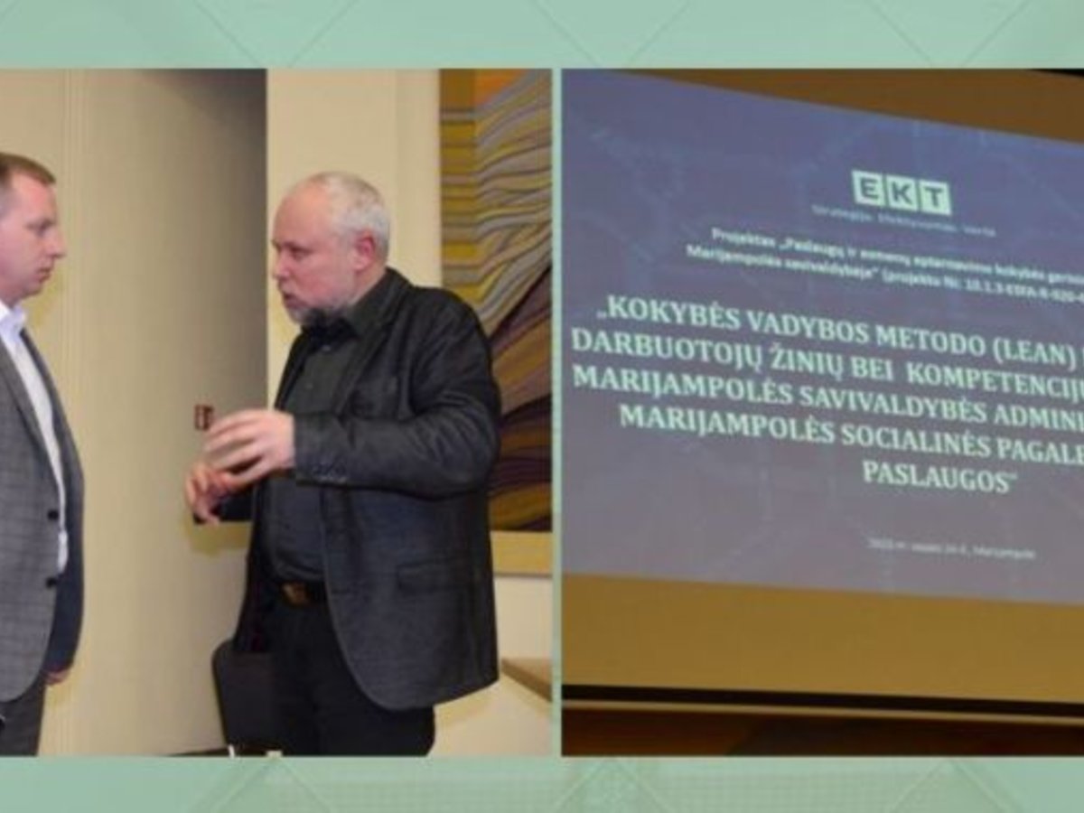 Marijampolės savivaldybės administracijoje bus diegiamas LEAN kokybės vadybos metodas 