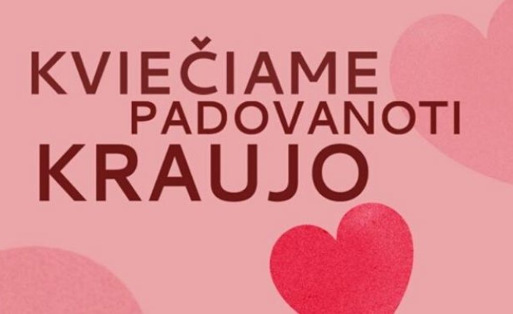 Kviečiame padovanoti kraujo