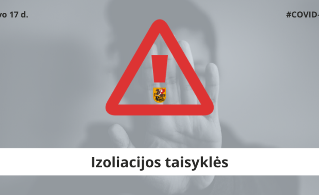 Patvirtintos naujos izoliacijos taisyklės dėl koronaviruso