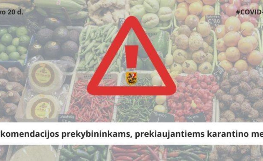 Rekomendacijos prekybininkams, prekiaujantiems karantino metu