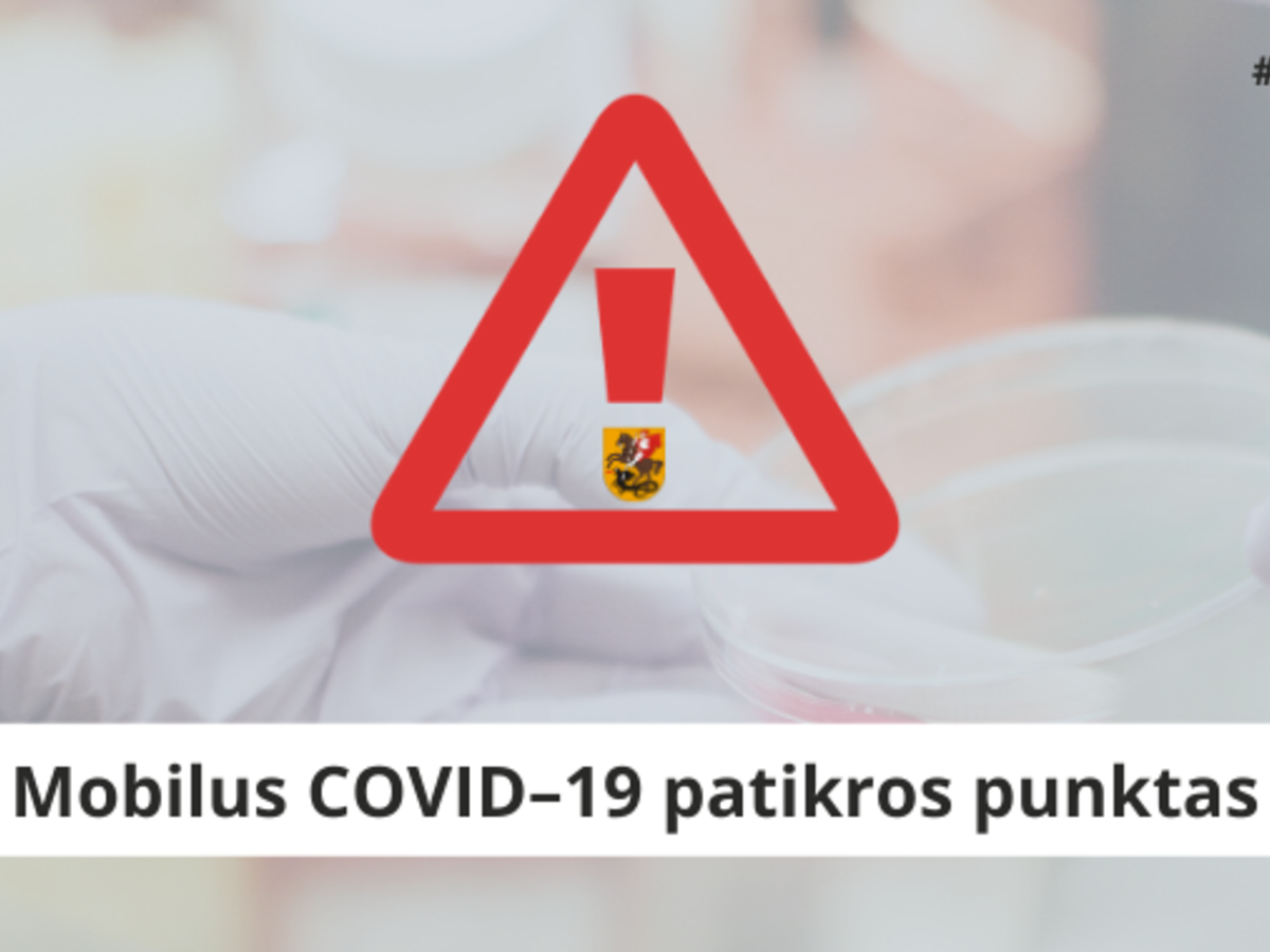 Marijampolėje veiks mobilus COVID-19 patikros punktas