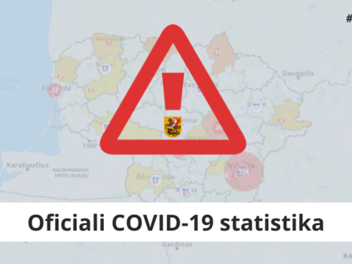 Nuo šiol oficiali COVID-19 statistika atnaujinama realiu laiku 