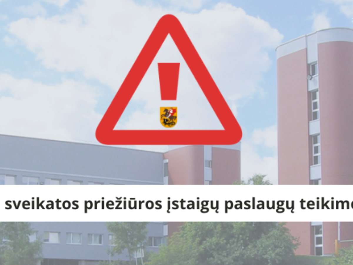 Keičiasi sveikatos priežiūros įstaigų paslaugų teikimo tvarka