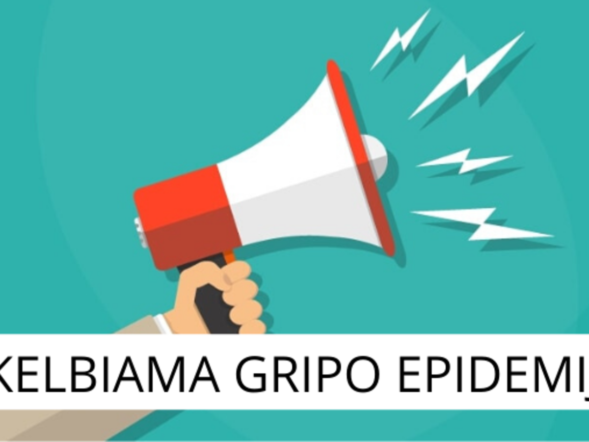 Kaip COVID-19 plitimo prevencija skelbiama gripo epidemija