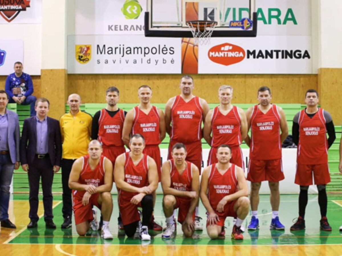 Stabdoma Marijampolės veteranų krepšinio lyga