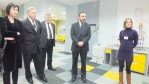 Mero pavaduotojas su svečiu ir lydinčiais asmenimis