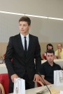 Geriausias 2011 metų abiturientas -Rygiškių Jono gimnazijos gimnazistas Mindaugas Brusokas