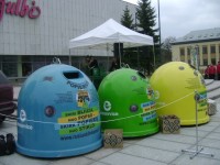 Grojančių konteinerių platforma Marijampolės centre