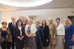 Prancūzijos ambasadorė M Berniau su Marijampolės skyriaus frankofonais