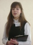 6-ojo Lietuvos mokinių parlamento narė Rygiškių Jono gimnazijos gimnazistė Aistė Geležiūtė