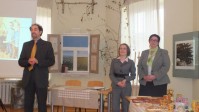 Kraštotyros muziejaus direktorius Antanas Pileckas pristato projektą