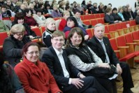 J. Požela ir V. Blinkevičiūtė susitikime Marijampolėje