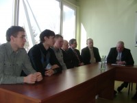 Komandos žaidėjai ir savivaldybės atstovai