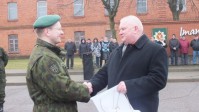 Meras sveikina naująjį vadą