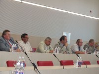 Marijampolės savivaldybės verslo, administracijos atstovai pasitarime