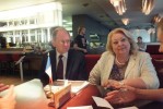 Marijampolės skyriaus  pirmininkas V. Strazdauskas, Prancūzijos ambasadorė Lietuvoje M.  Berniau